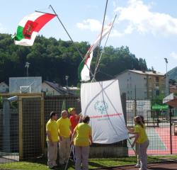 Zaplapolala je tudi zastava Specialne olimpiade Slovenije